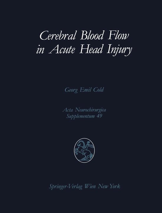 Acta Neurochirurgica Supplement 49 - Cerebral Blood Flow in  ... - cover