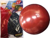 Topballon kristal bordeaux (Ã˜91cm, 6st)