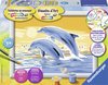 foto van Ravensburger Schilderen op nummer Springende dolfijnen - Hobbypakket