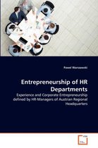 Entrepreneurship of HR Departments