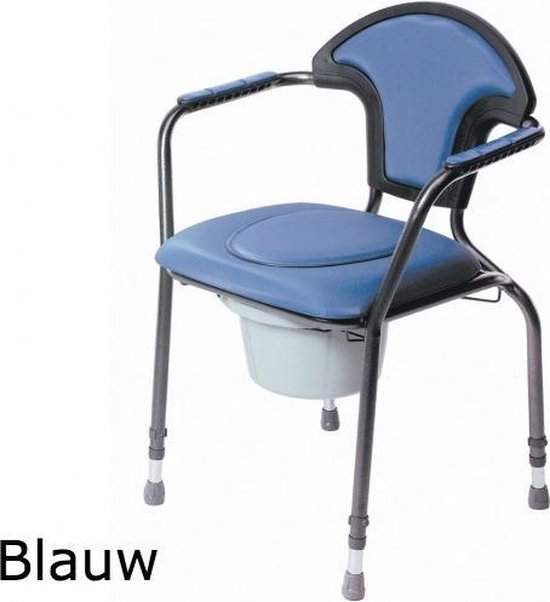 Chaise de toilette Chaise Po Chaise WC réglable bleu | bol