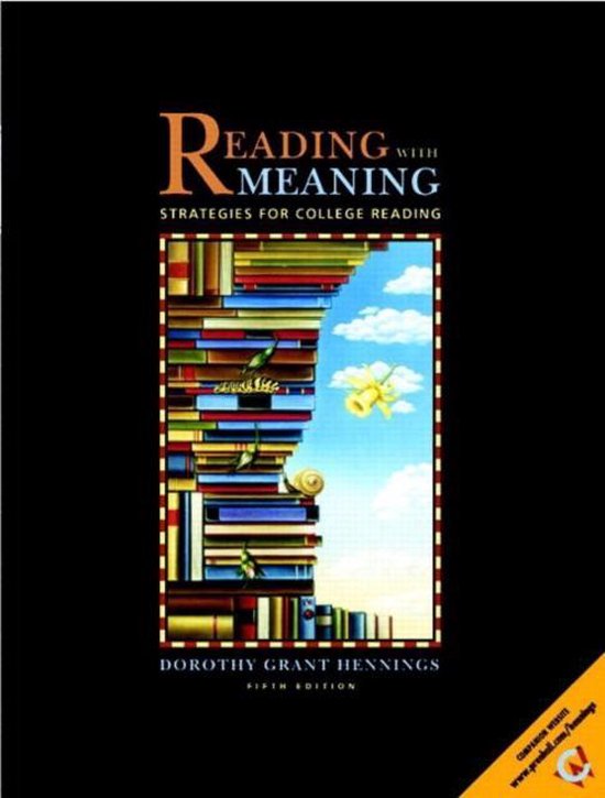 Reading With Meaning, Dorothy Grant Hennings 9780130404183 Boeken
