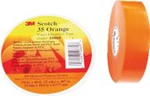 MMM zelfkl tape Scotch 35, vinyl, oranje, (lxb) 20mx19mm