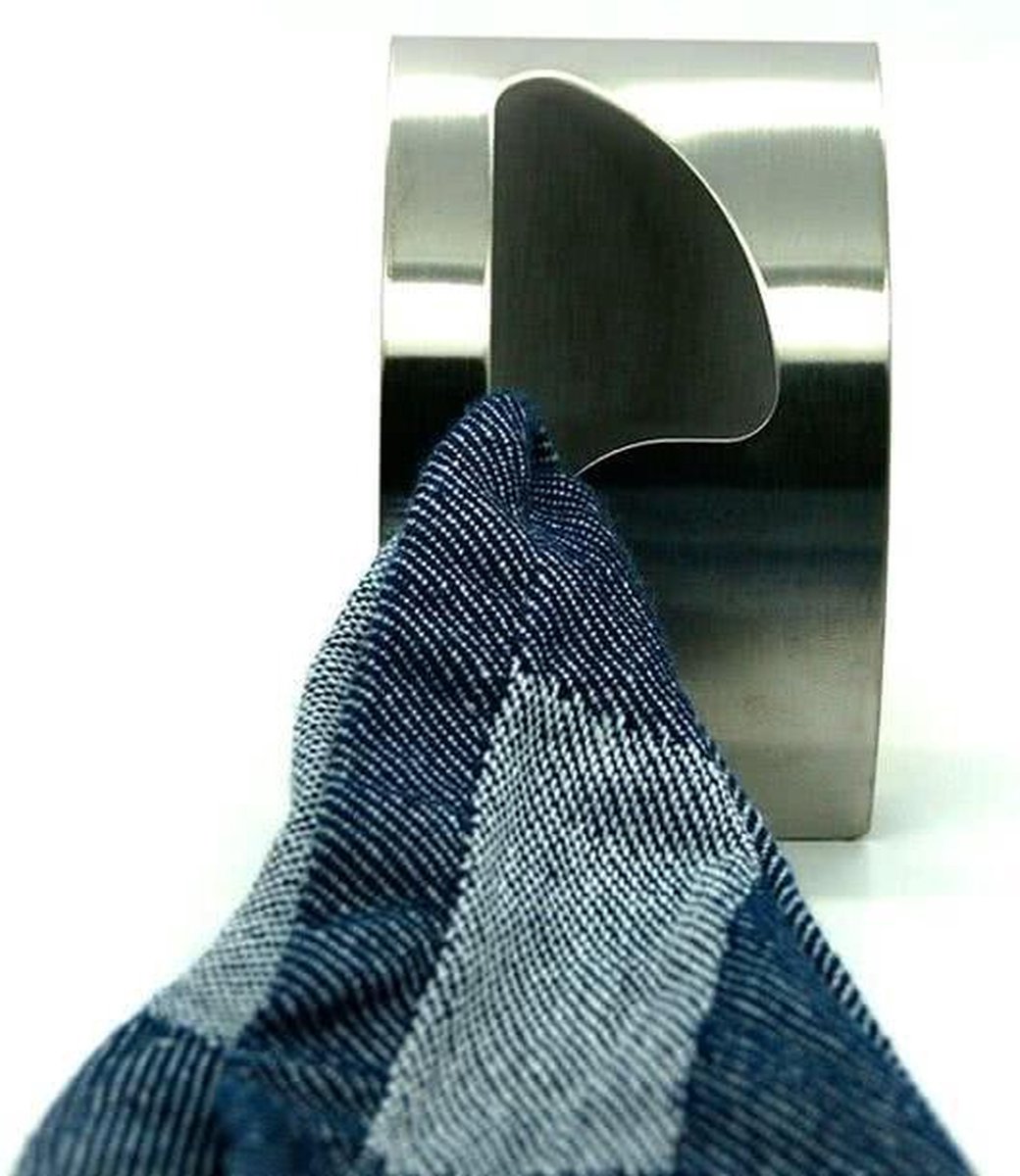 Handdoekhaak - Handdoekhouder - Theedoekhouder - Houder - Plakhaak - RVS 50x85mm