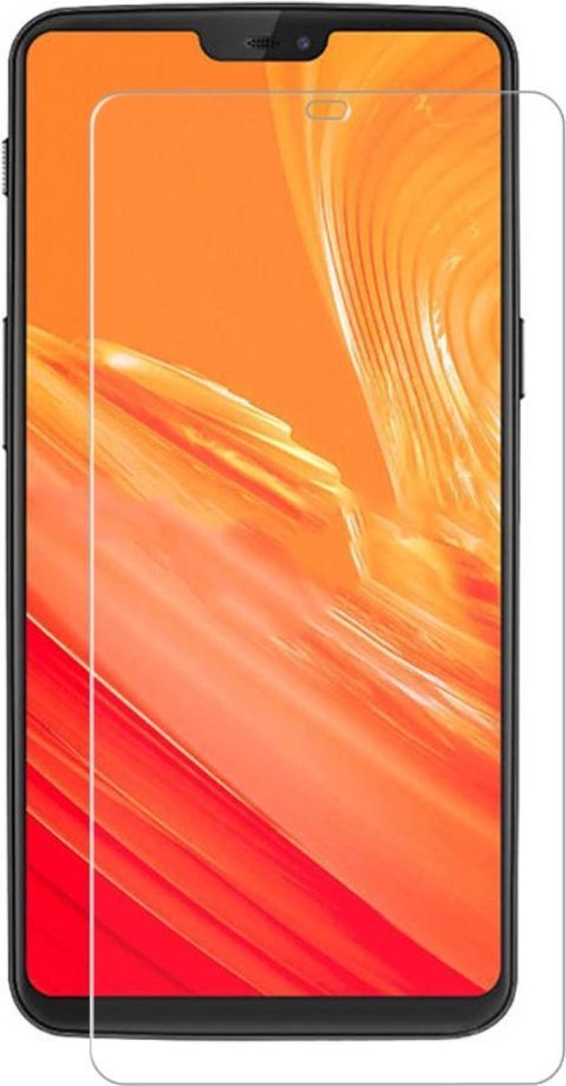 9H Tempered Glass - Geschikt voor OnePlus 6 Screen Protector - Transparant