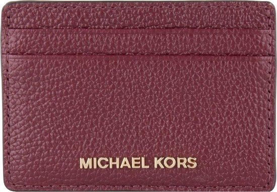 Verschrikkelijk Bourgondië tellen Michael Kors-Portemonnees-Card Holder-Rood | bol.com
