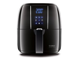 CASO AF200 Hetelucht Friteuse – 3L, 1400W, Sensor-Touch Bedieningspaneel, 6 Automatische Programma’s, RVS Binnenkant, Veiligheidsvergrendeling