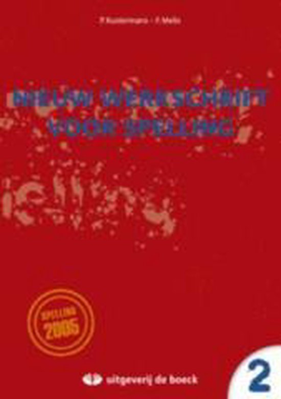 Cover van het boek 'Nieuw werkschrift voor spelling 2'