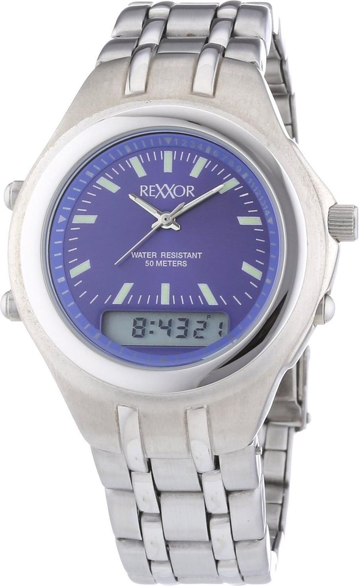Rexxor 242-7904-98 Horloge - Staal - Zilverkleurig - Ø 39 mm