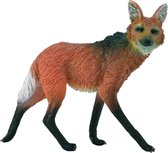 Collecta Wilde dieren: manenwolf 8 x 7 cm