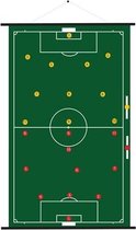 Sportec Oprolbaar Magnetisch Voetbal Coachbord 74 X 100 Cm