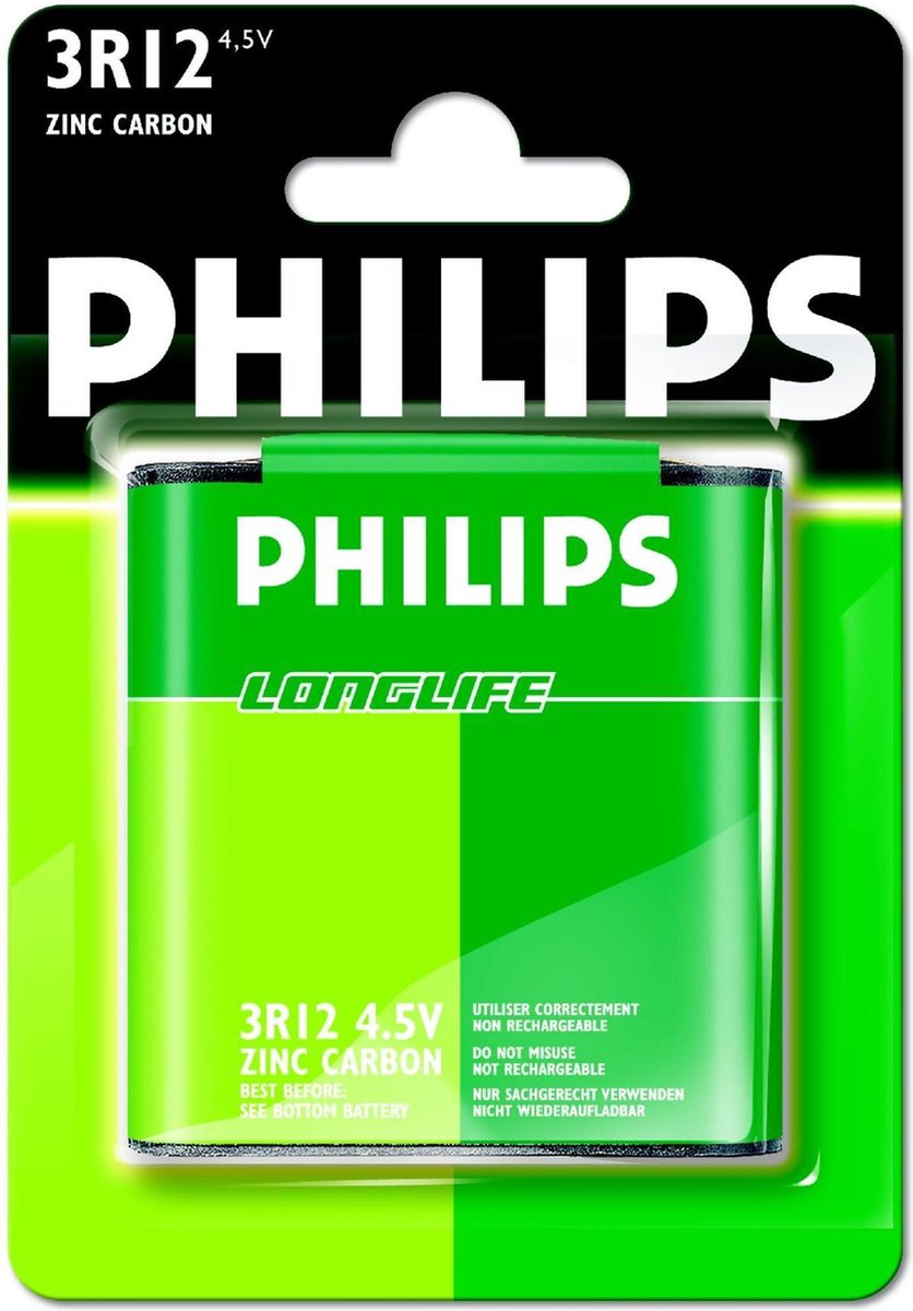 Philips 3R12/01B Zinkchloride 4.5 V 1-blister
