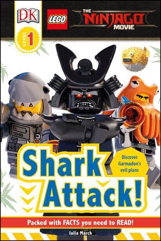 DK Readers 1 - The LEGO® NINJAGO® Movie™ Shark Attack! - cover