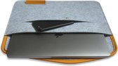 Vilten Laptop Sleeve "Folder" Lichtgrijs | Dække Covers