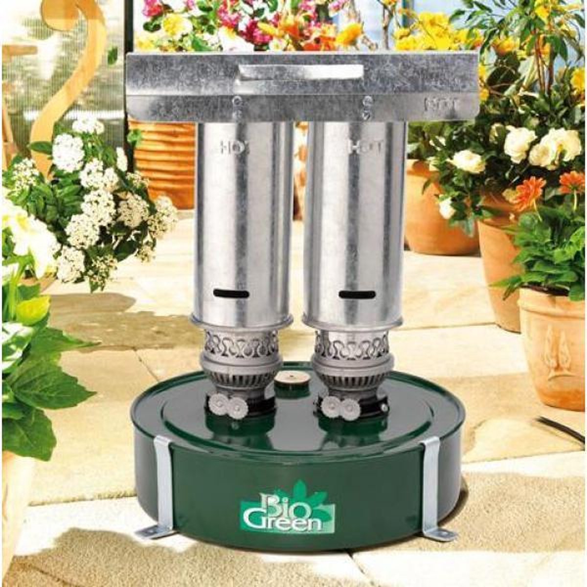 Brûleur à Pétrole Pression Inox - 2 Litres - Neuf - Modèle Universel