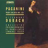 Paganini: Violin Concertos nos 3 & 6 / Dubach, Foster