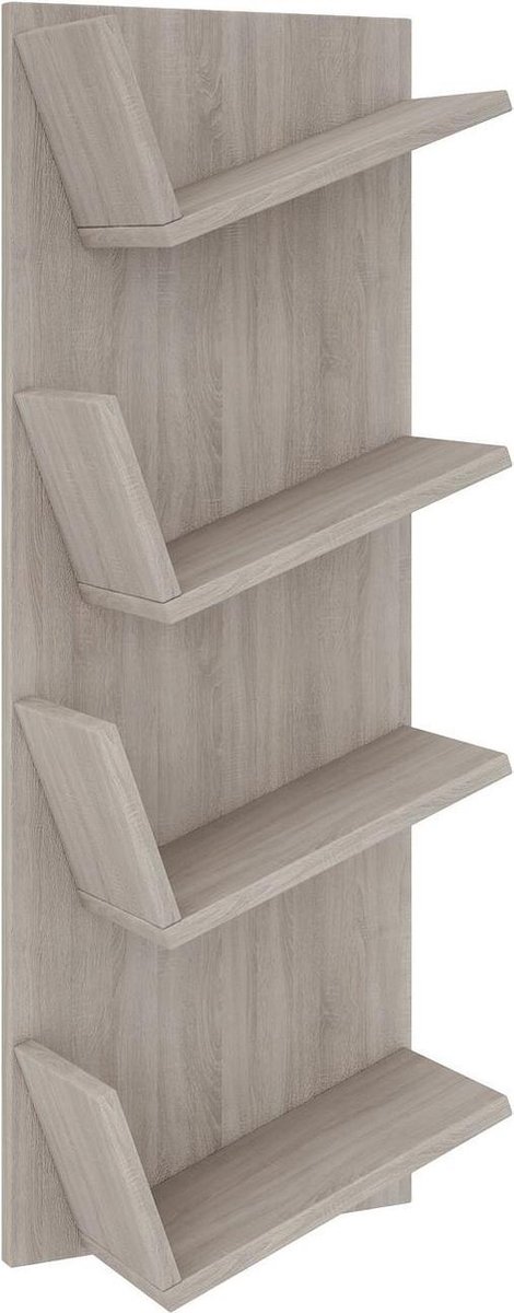 VCM Houten wandplank Hangende plank Boekenplank Wandplank Decoratieve plank Lusas Houten wandplank Hangende plank Boekenplank Wandplank Decoratieve plank Lusas Antraciet