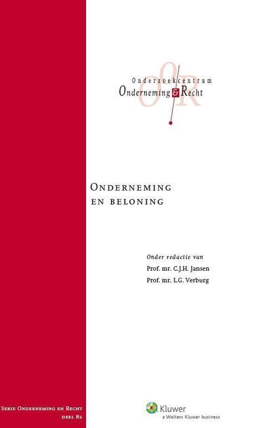 Onderneming en beloning - cover