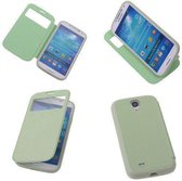 View Cover Groen Samsung Galaxy S4 Stand Case TPU Book-style