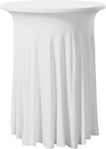 Cover Up Statafelrok Surf - Ø80-85cm - Wit