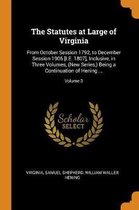 The Statutes at Large of Virginia