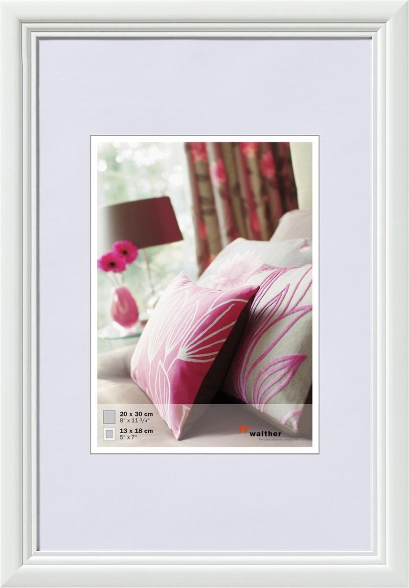 Walther Living - Fotolijst - Fotoformaat 20x30 cm - Wit