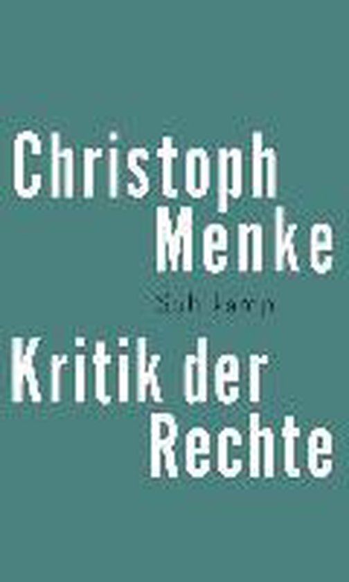 Kritik der Rechte - cover