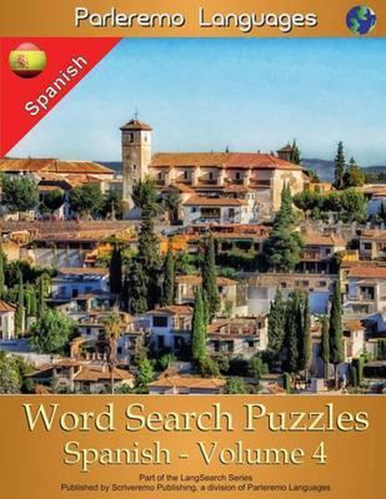Parleremo Languages Word Search Puzzles Spanish - Volume 4 - cover