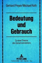 Bedeutung Und Gebrauch
