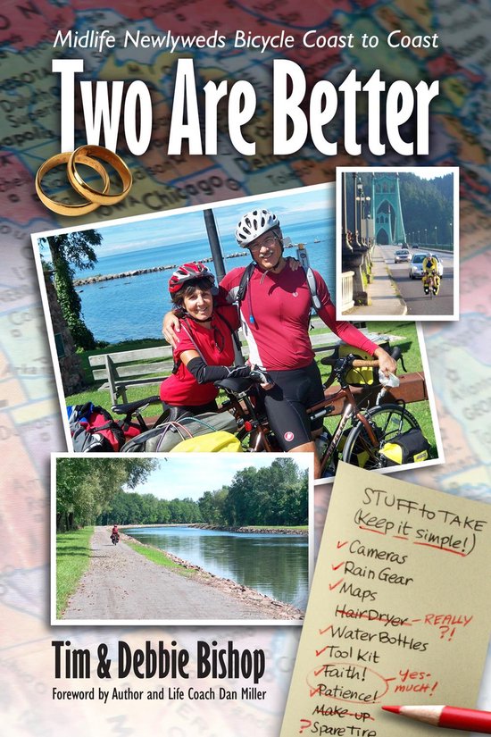 Two Are Better: Midlife Newlyweds Bicycle Coast to Coast - cover