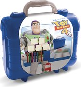 Disney Kleur- En Stempelkoffer Toy Story 4 Blauw 81-delig