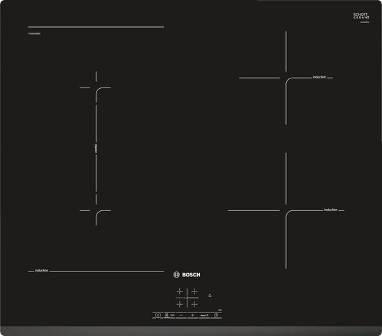 BOSCH PVS631BB5E Inductietafel 60 cm - Digitaal display - TouchSelect ...