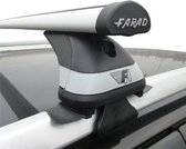 Faradbox Dakdragers Mercedes GLK 2008-2012 open dakrail, 75kg laadvermogen, luxset