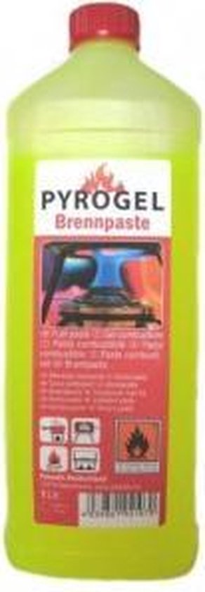 Pyrogel Brandpasta - Fles 1 Liter - Pyrogel