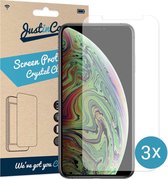 Just in Case Screen Protector Apple iPhone XS - Crystal Clear - 3 stuks