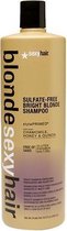 SexyHair Blonde Sulfate Free Bright Violet Shampoo - 1000ml