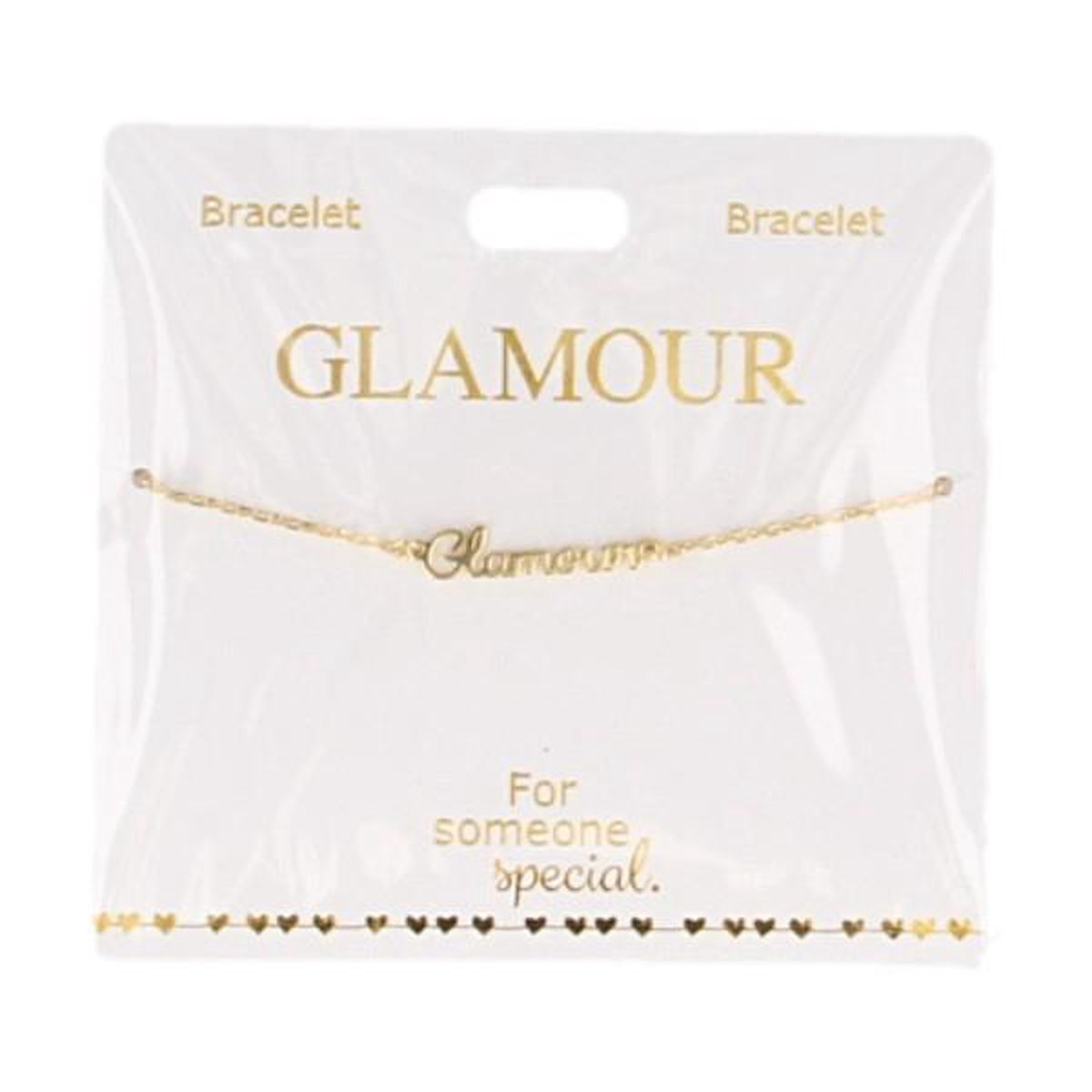 Armband Glamour, gold plated