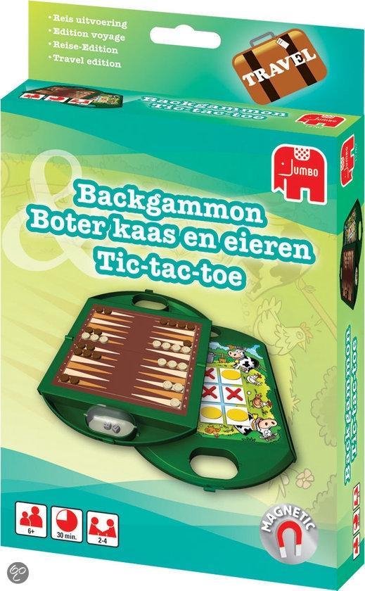 Backgammon, Boter, Kaas en Eieren, Tic Tac toe - Reiseditie | Games |  bol.com