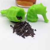 Zeepaardje voor losse thee - groen - theefilter / theezeef / thee ei / infuser - LeuksteWinkeltje