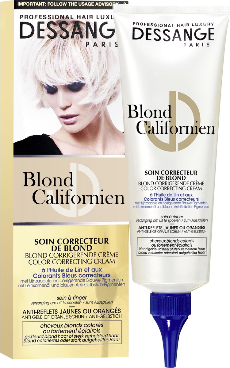 Dessange Blond Californien - Koper-Correctiecrème 125ml - Blond Gekleurd  Haar haarserum | bol.com
