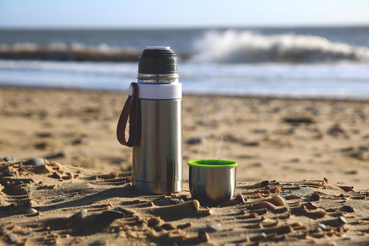 Black&Blum - Thermos Drinkfles - 350 ml - Lime