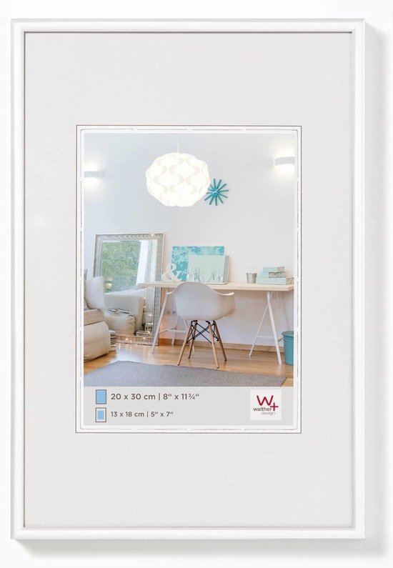 Walther New Lifestyle - Cadre photo - Format photo 18x24 cm - Blanc