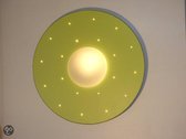 ABC-Kinderlampen - Saturnus - Groen
