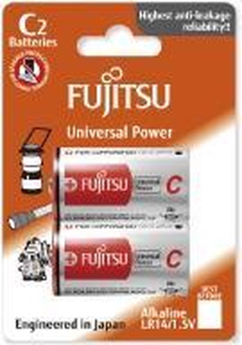 2x LR14/C Fujitsu Universal Power (blister)