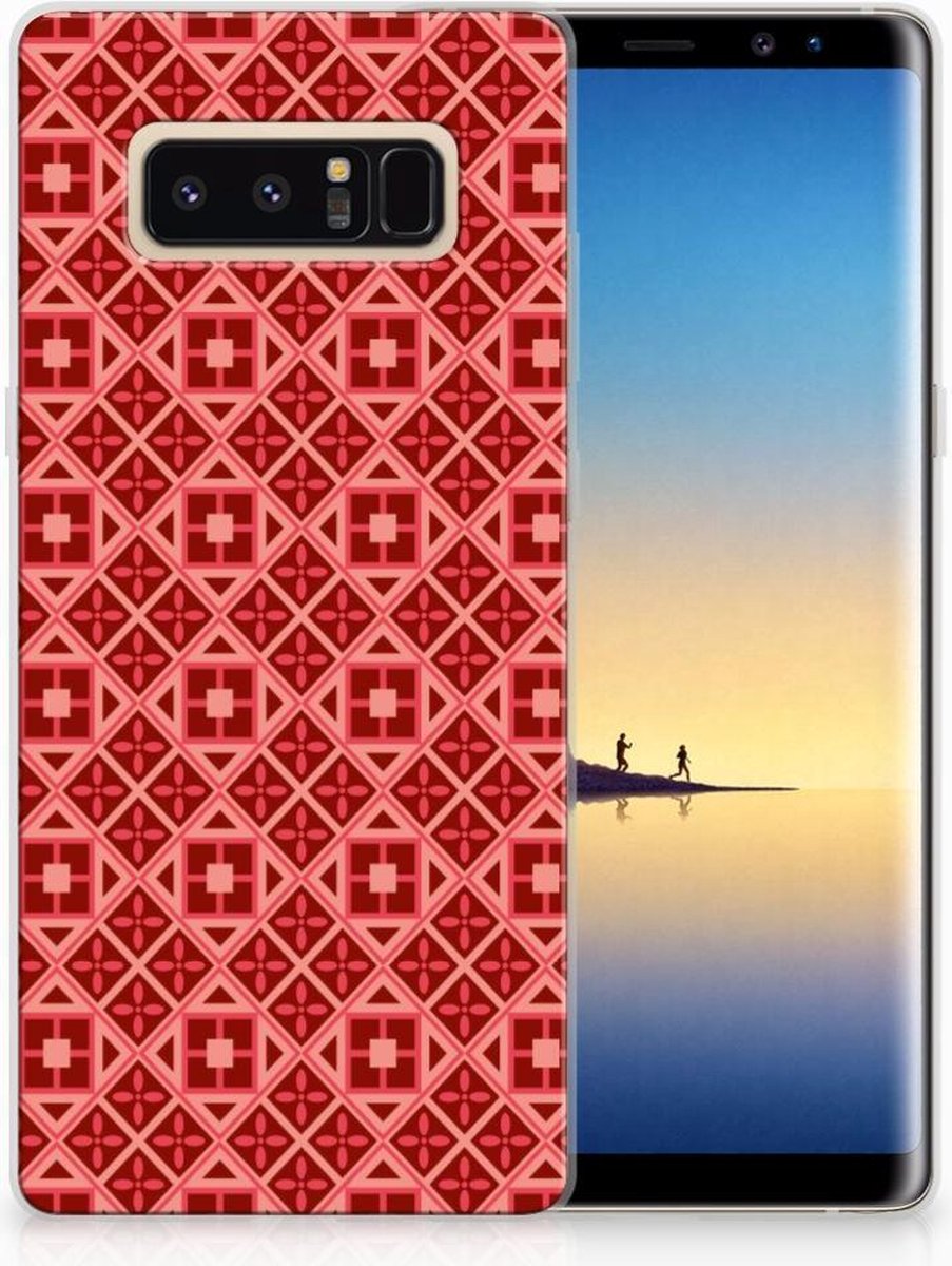 Samsung Galaxy Note 8 TPU bumper Batik Rood