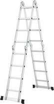 Multifunctionele vouw ladder 6 in 1 4,7M