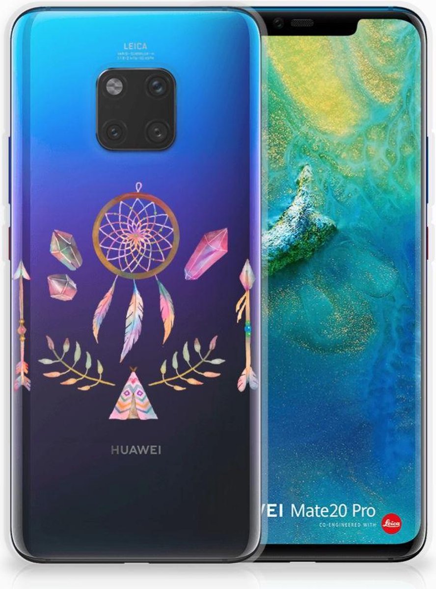 Huawei Mate 20 Pro Telefoonhoesje met Naam Boho Dreamcatcher