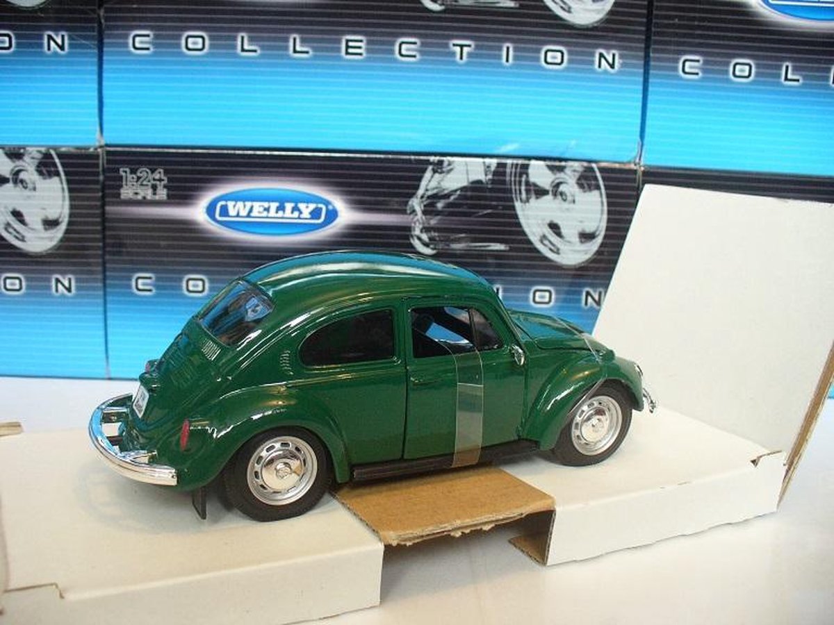 Maisto Modelauto Volkswagen Kever - groen - schaal 1:24 - speelgoed auto - schaalmodel — afbeelding 4