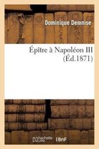 Litterature- �p�tre � Napol�on III