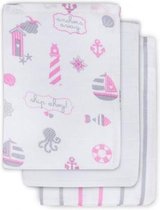 Jollein - Hydrofiel washandje (3pack) - Girls At Sea